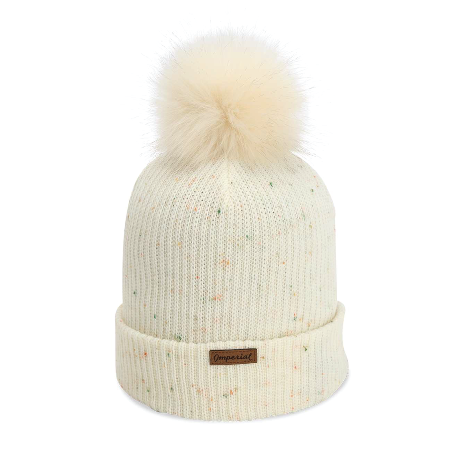 Round Meadow Farm Imperial Pom Cuffed Beanie