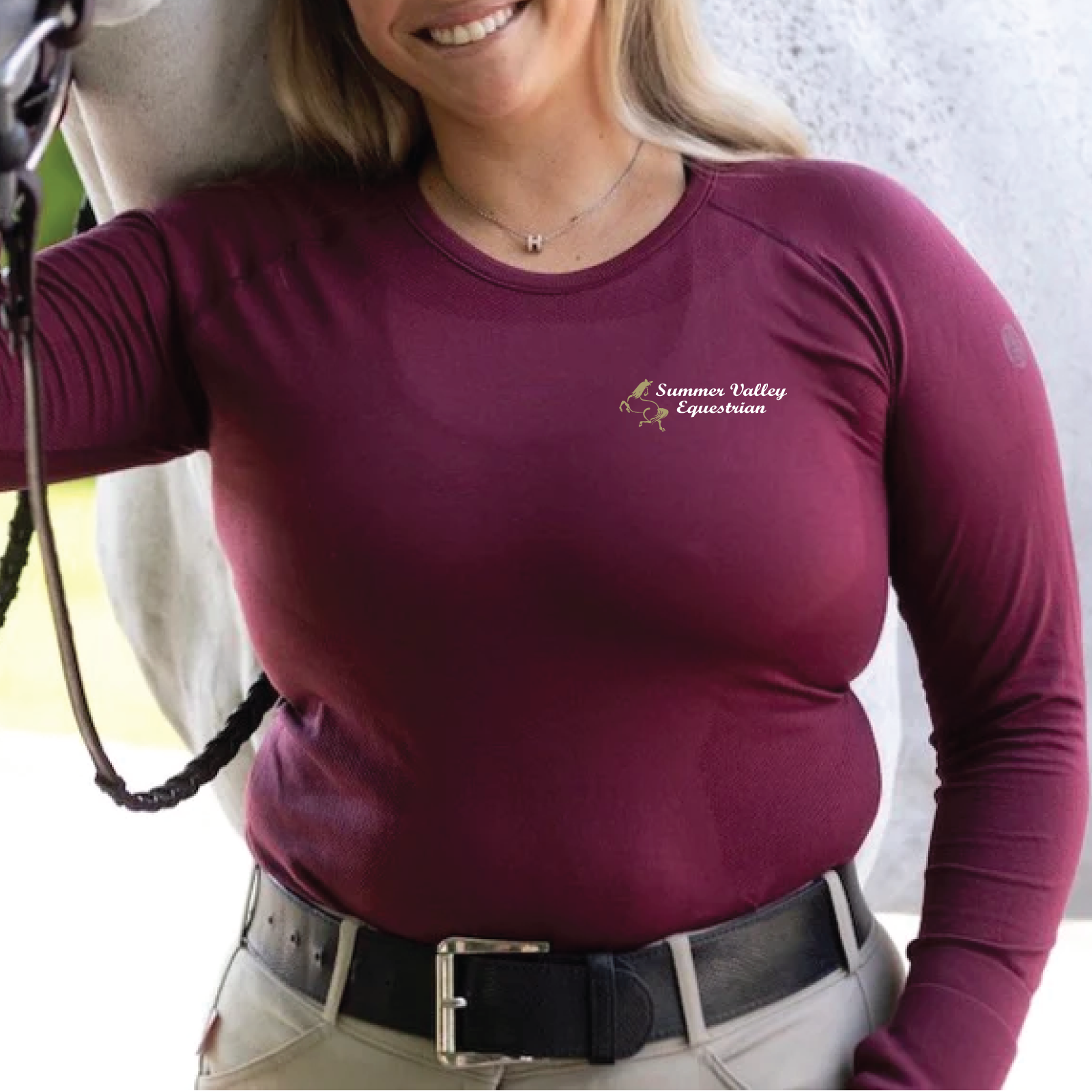 Summer Valley Equestrian Women's TKEQ 'Kennedy' Seamless Long Sleeve