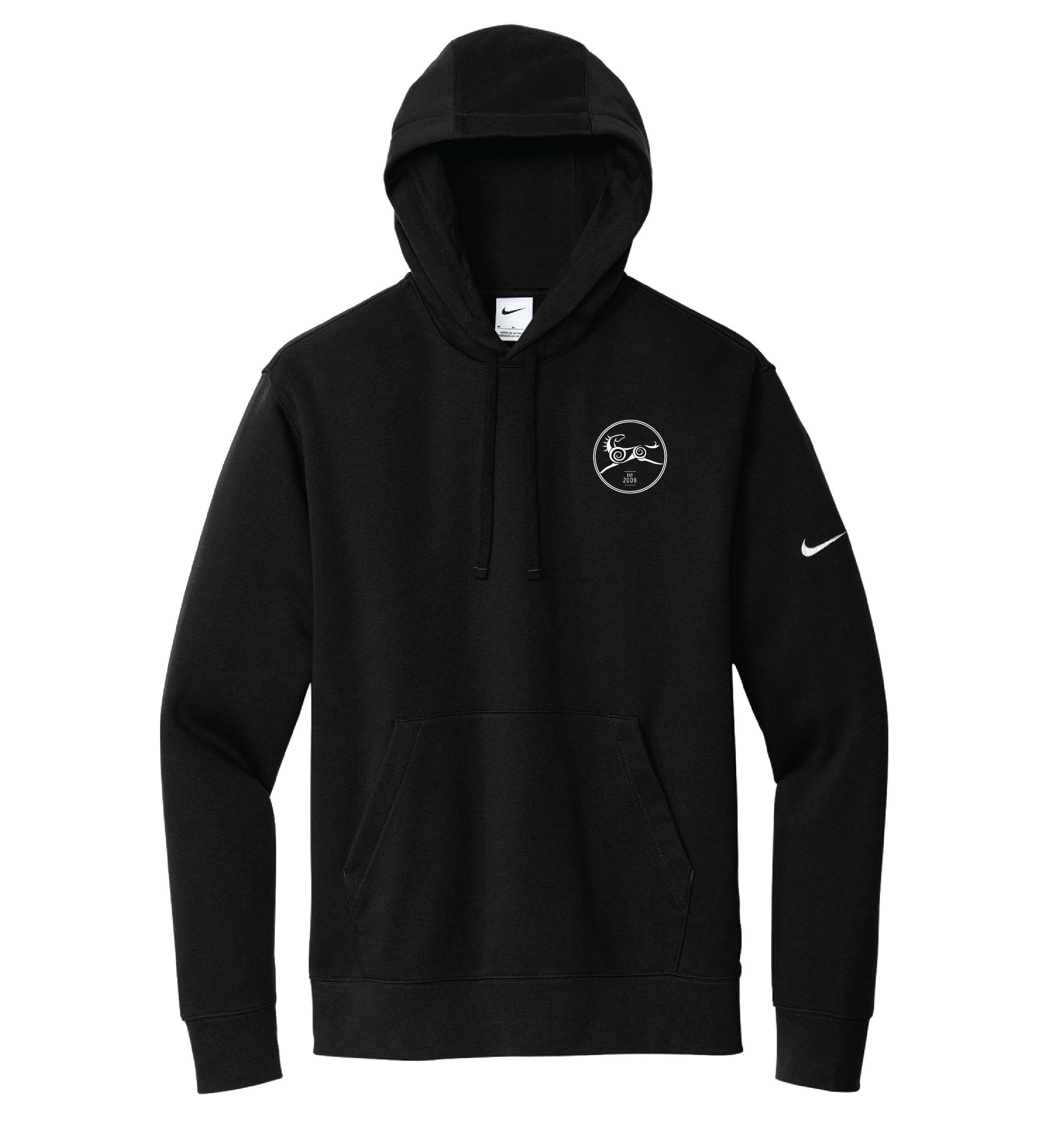 Sandhaven Men's Nike Club Fleece Pullover Hooded Sweatshirt (Don't Quit)