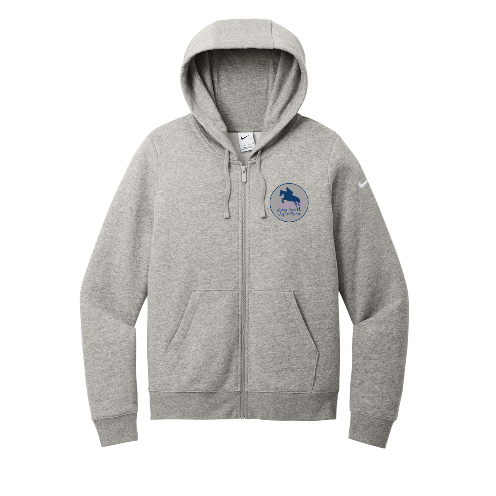 Rising Tides Equestrian Women's Nike Club Fleece Full-Zip Hoodie