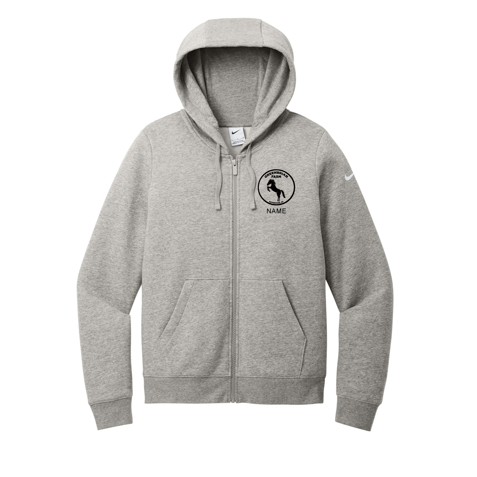 Greenbriar Farm Women's Nike Club Fleece Full-Zip Hoodie