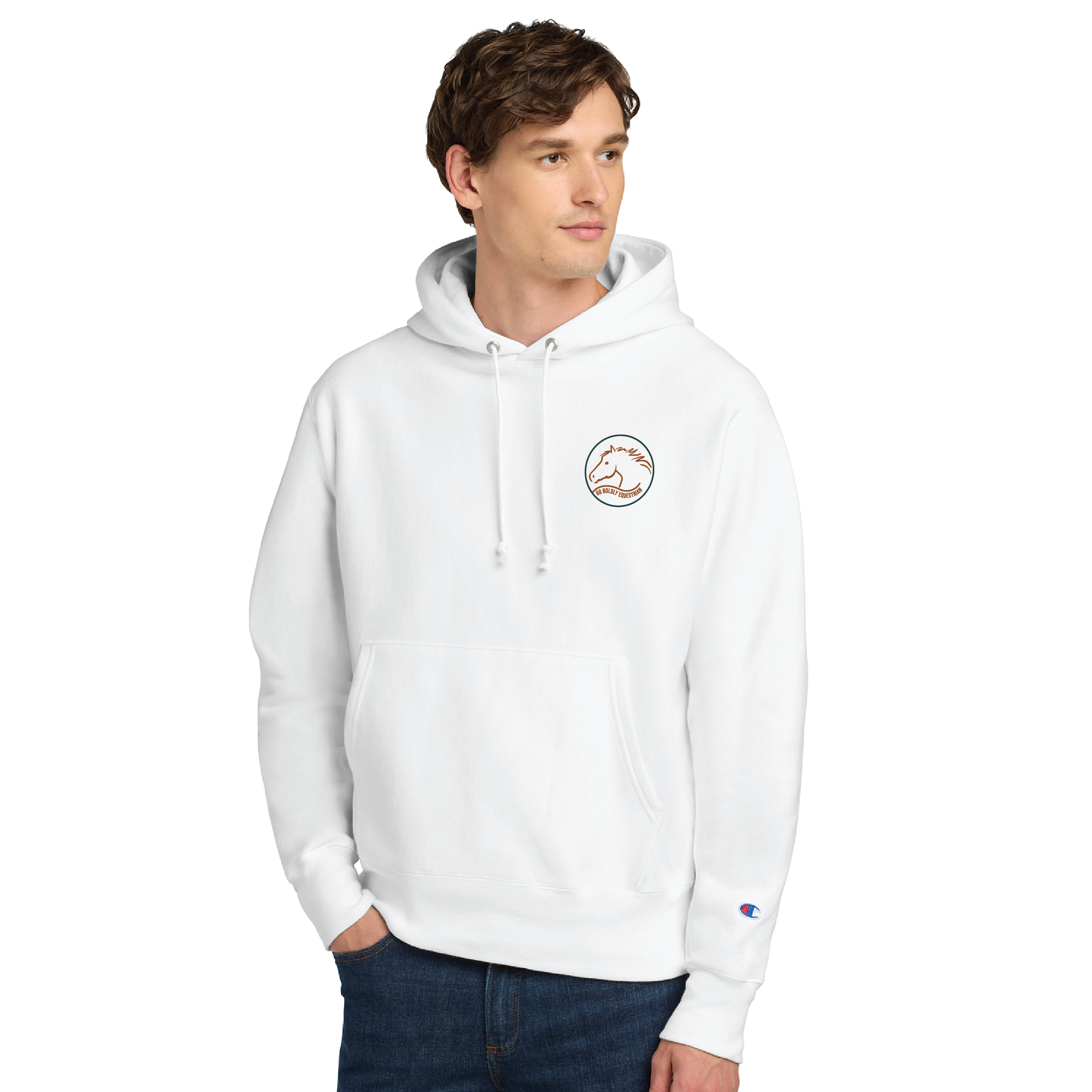 Go Boldly Unisex Champion Reverse Weave Hoodie