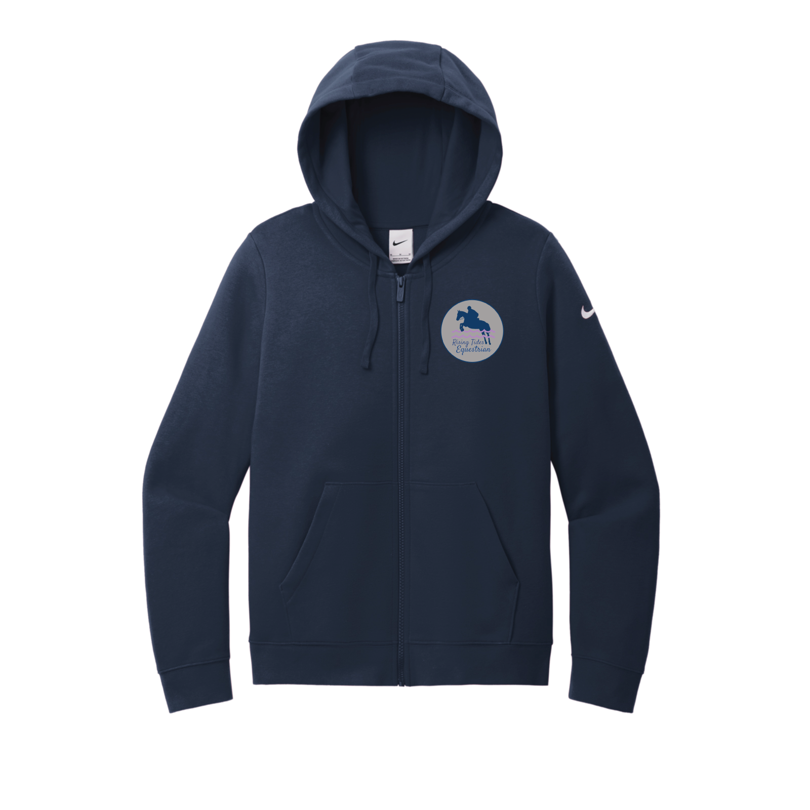 Rising Tides Equestrian Women's Nike Club Fleece Full-Zip Hoodie