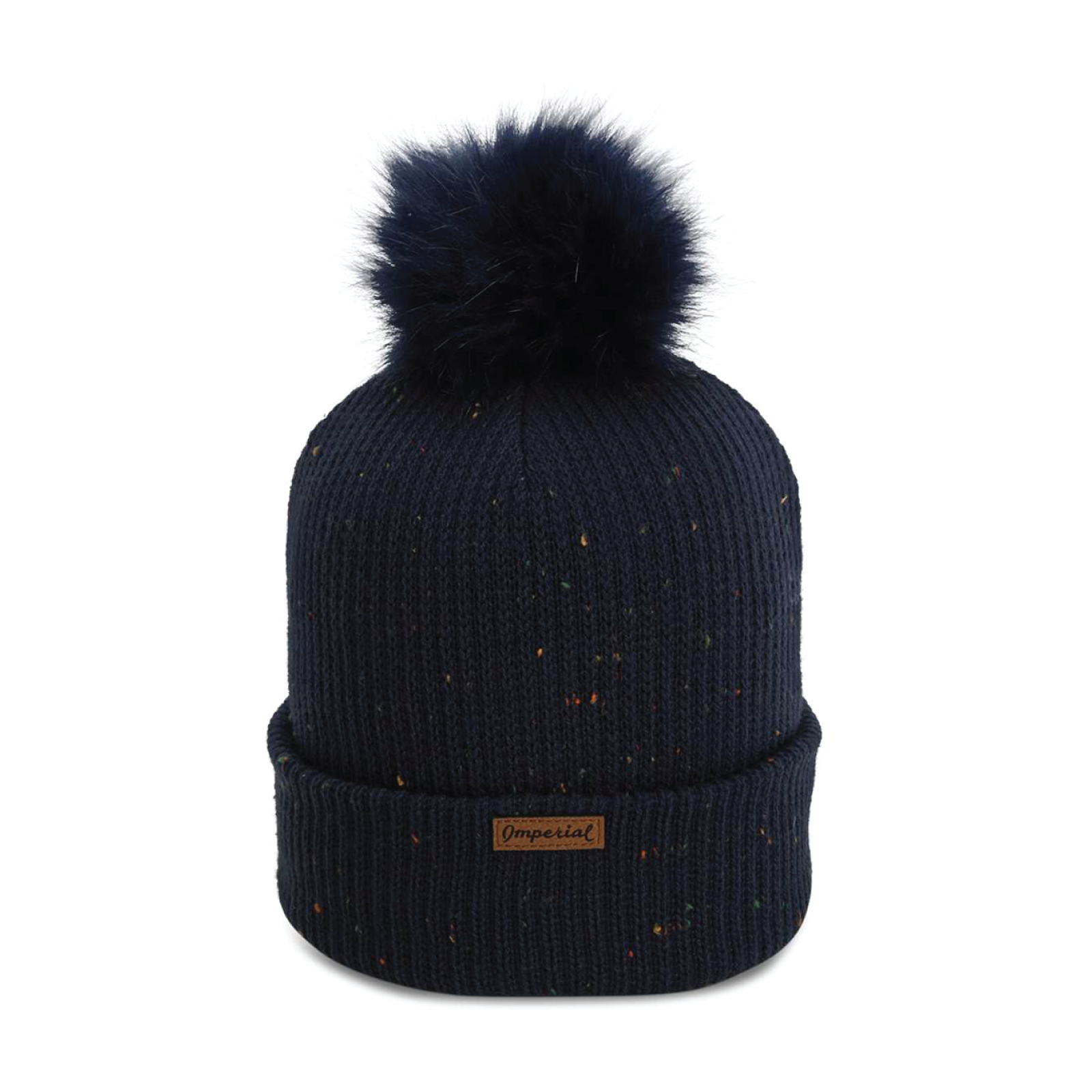 Snowfield Farm Imperial Pom Cuffed Beanie