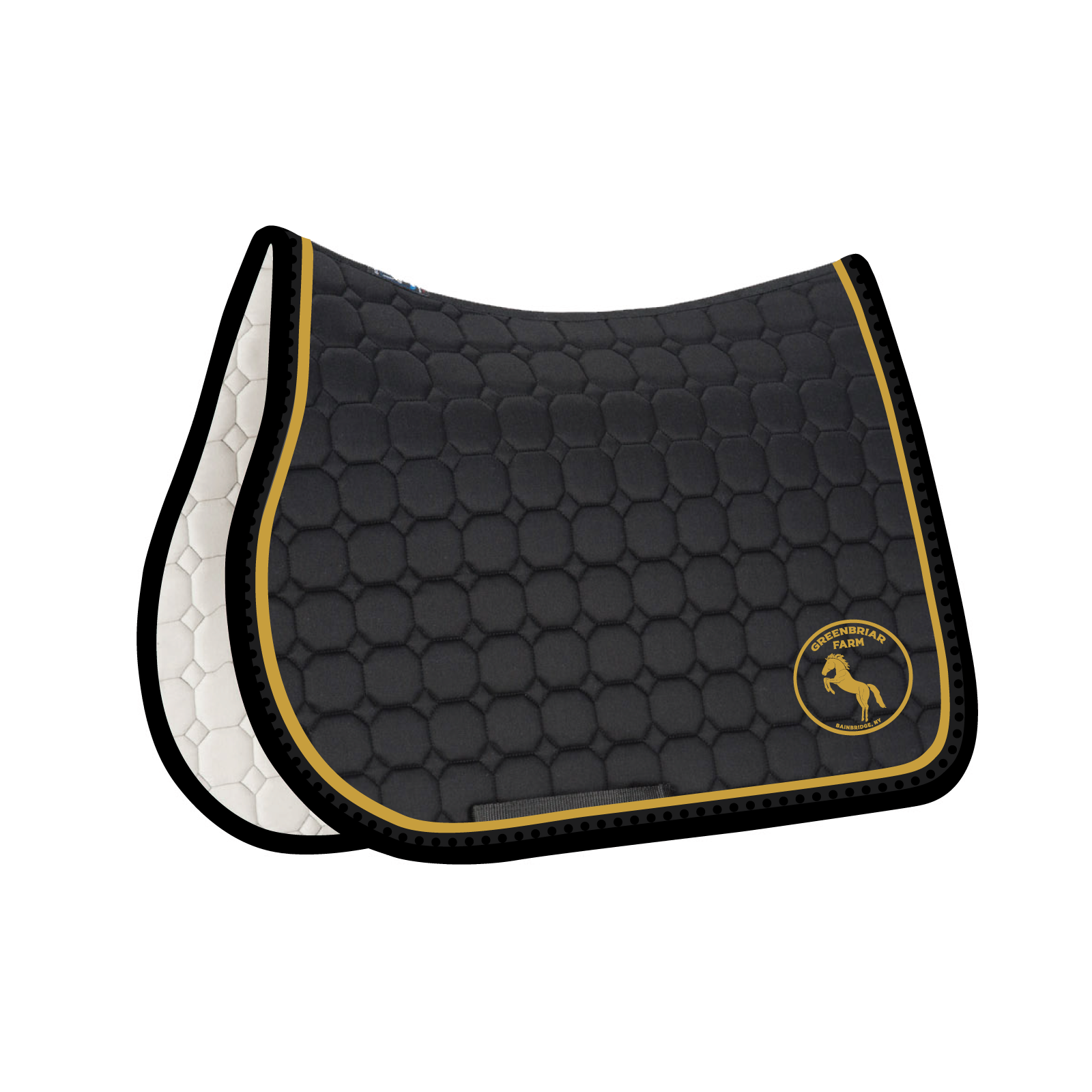 Greenbriar Farm Equiline Octagon Jumping Show Pad with Rhinestones