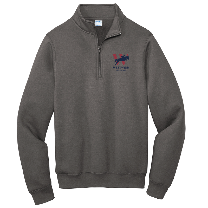 Unisex Port & Company Core Fleece 1/4 Zip Pullover Sweatshirt