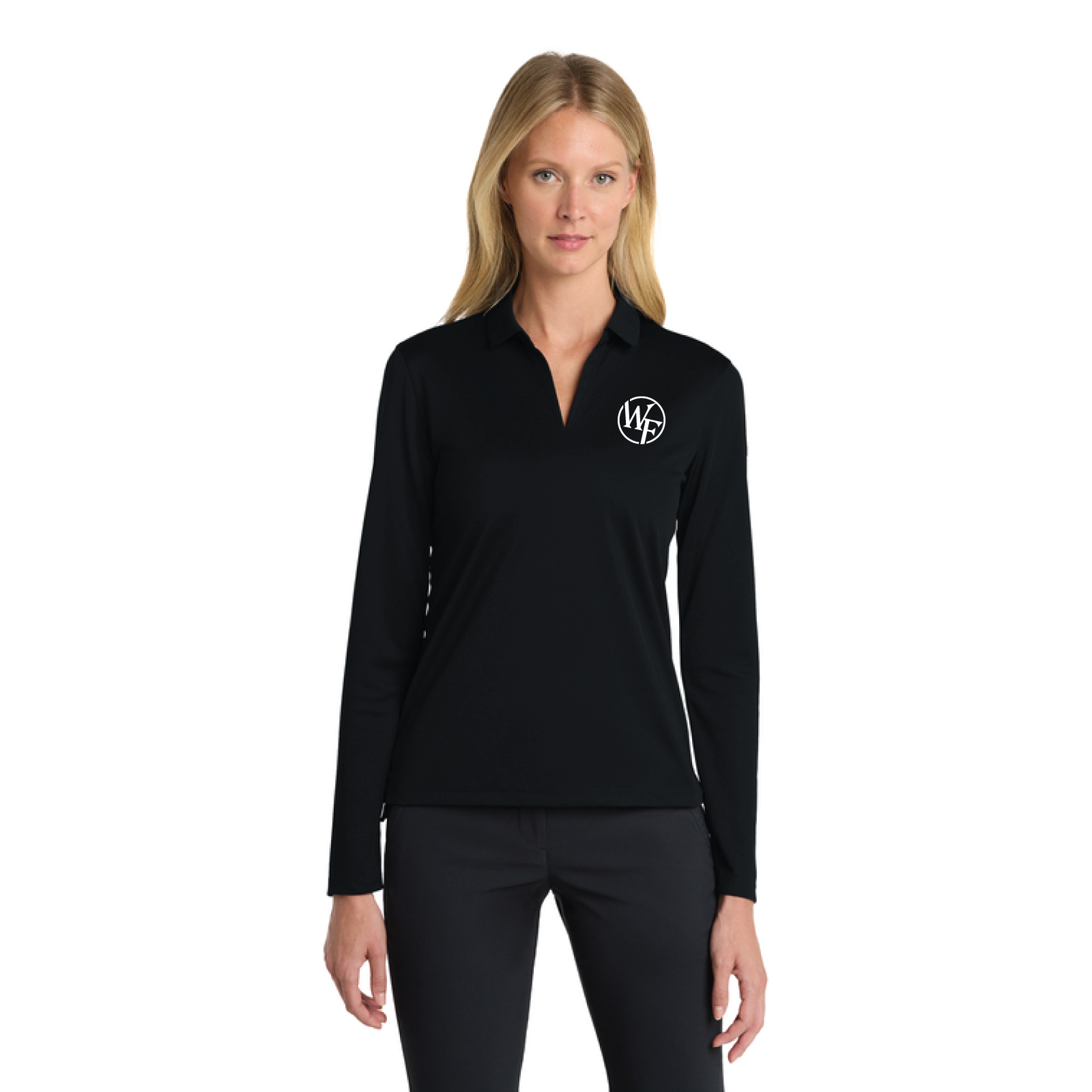 Women's Nike Dri-FIT Micro Pique Long Sleeve Polo