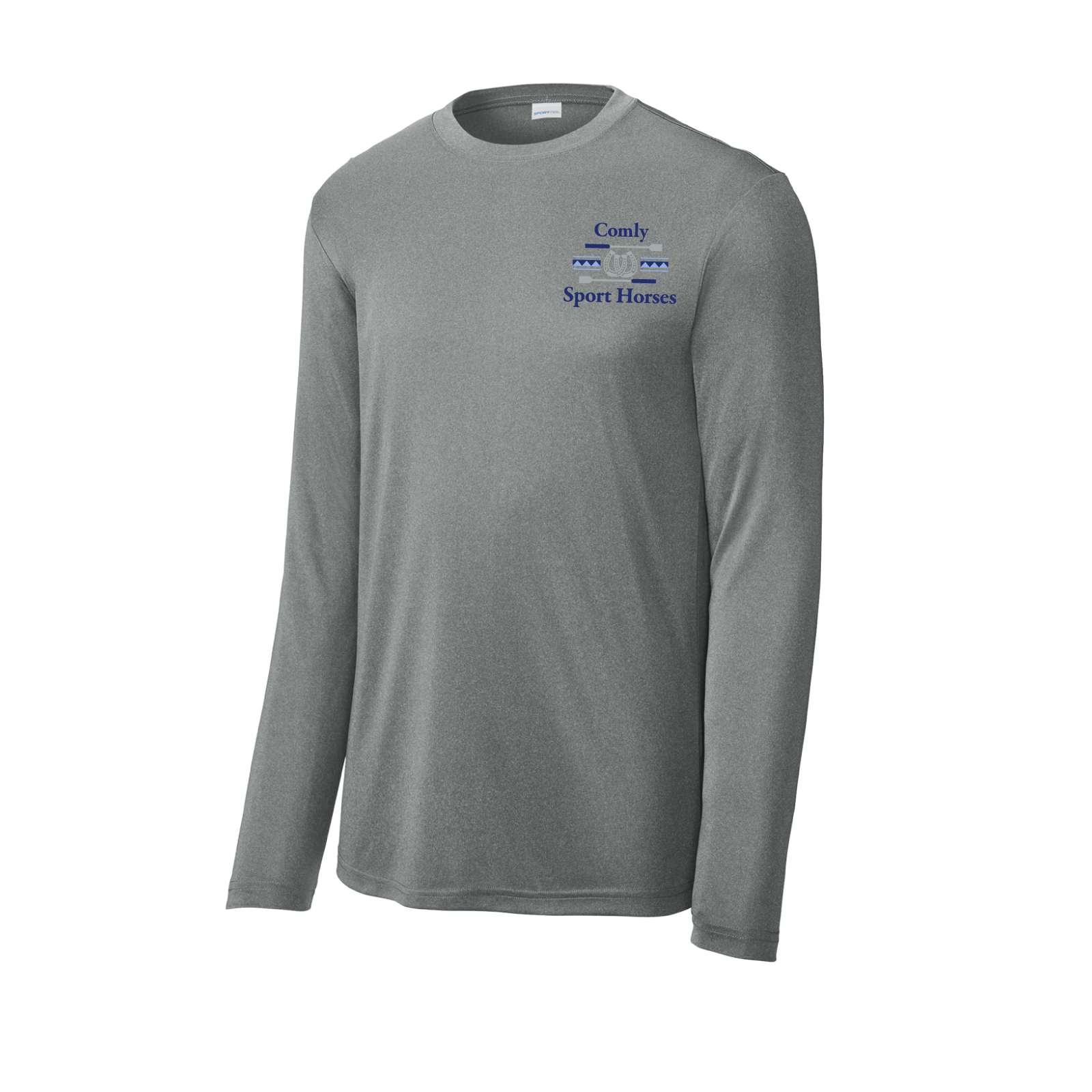 Comly Sport Horses Men's Sport-Tek Long Sleeve PosiCharge Competitor Tee