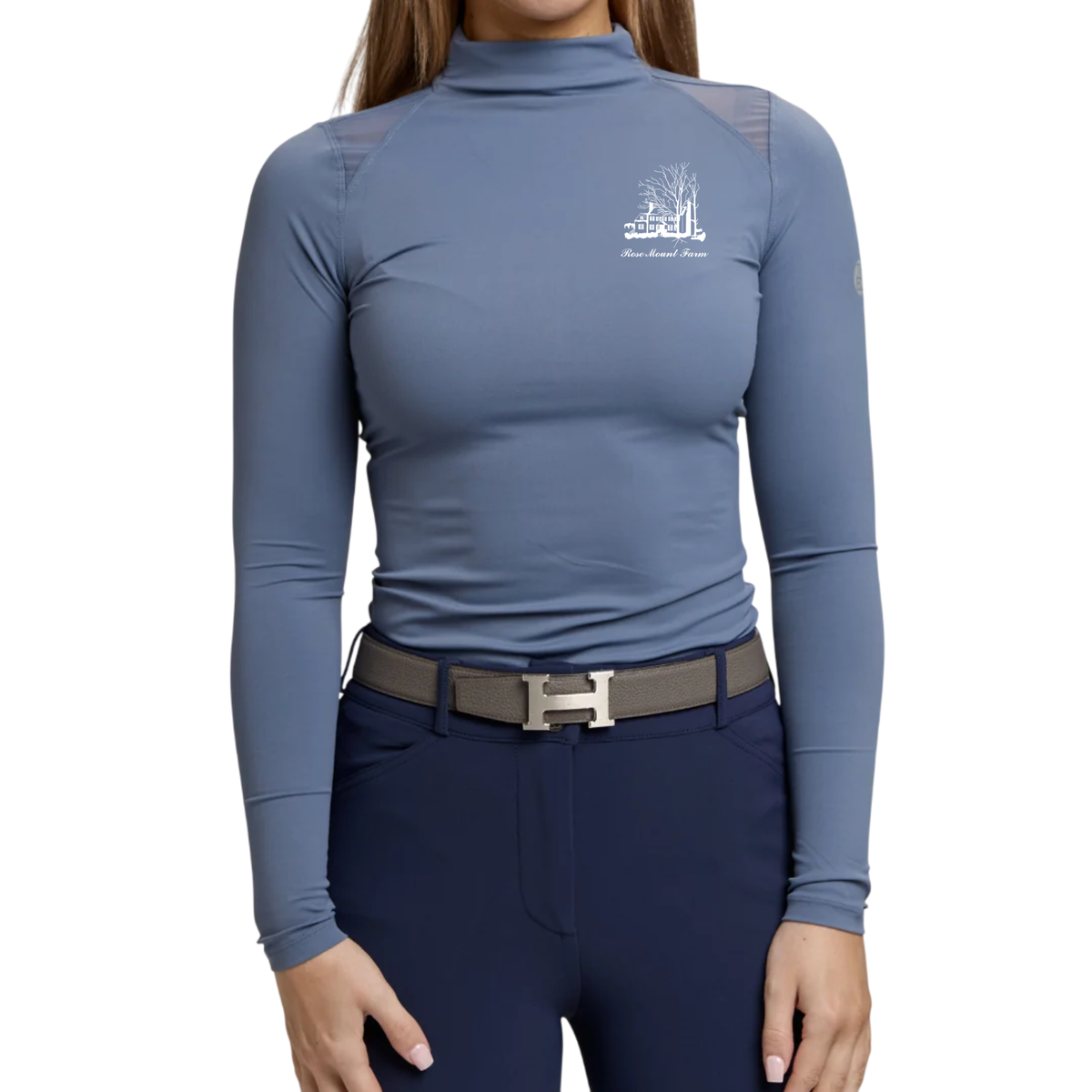 Rose Mount Farm Women's TKEQ 'Chloe' High Collar Technical Top