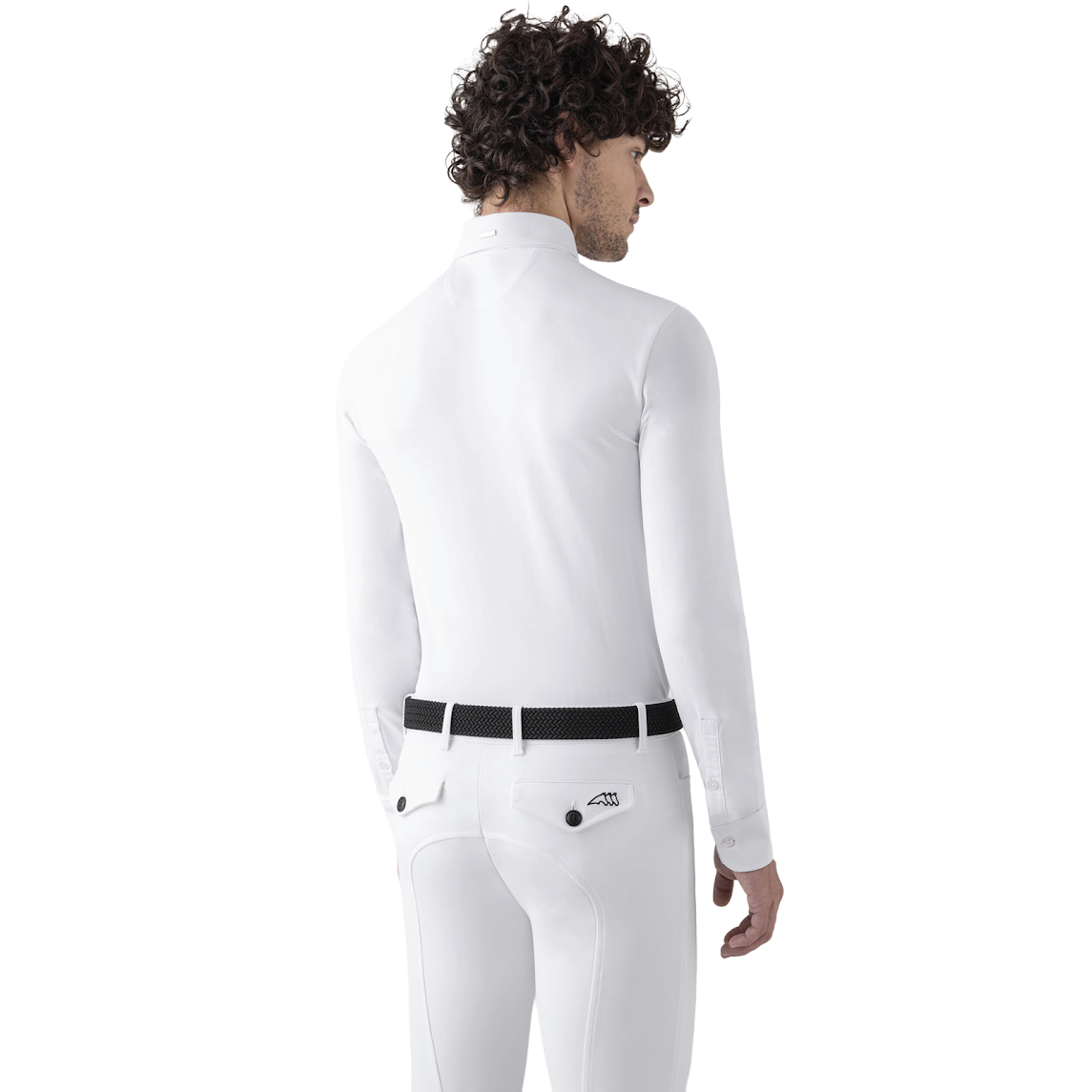Harley Brown Equestrian Men's Equiline Sebastian Long Sleeve Show Shirt