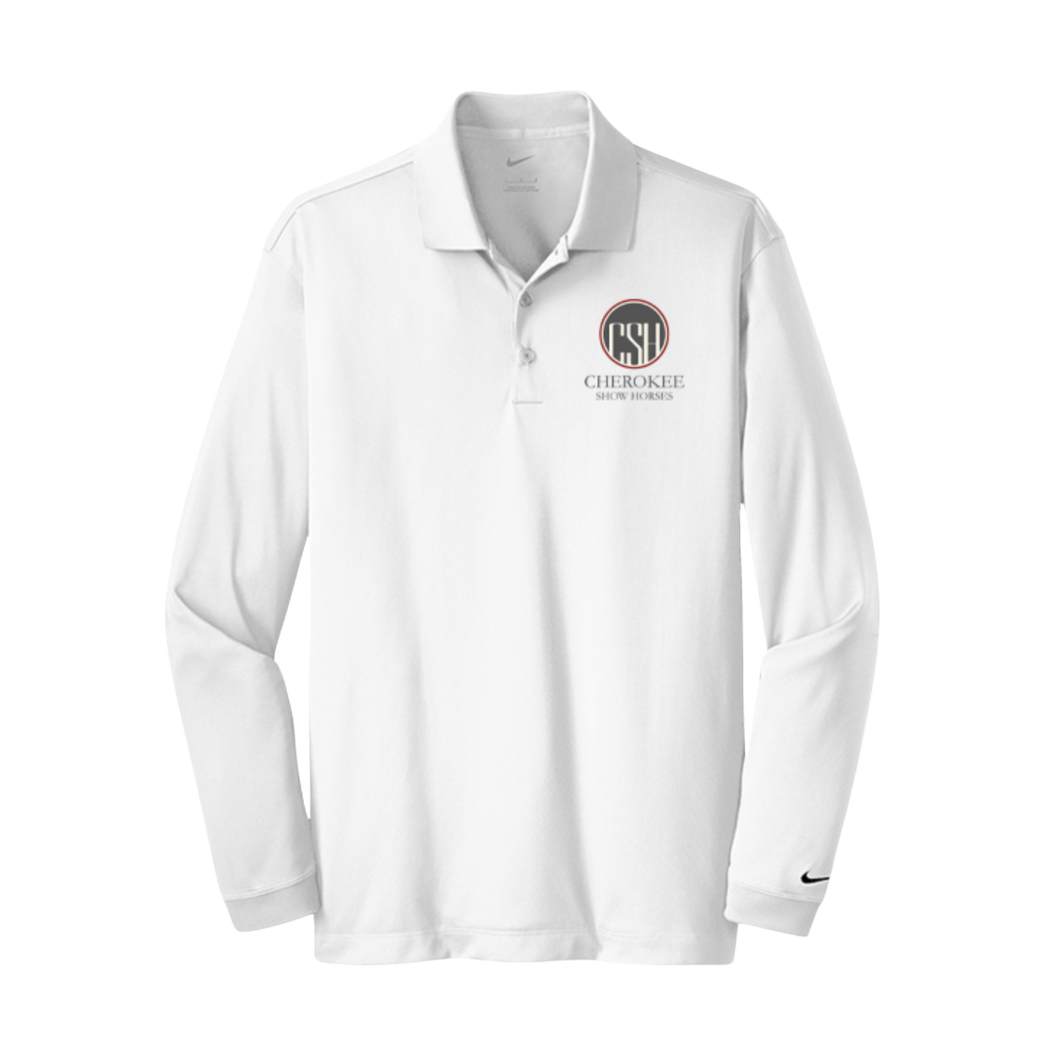 Men's Nike Long Sleeve Stretch Dri-FIT Polo