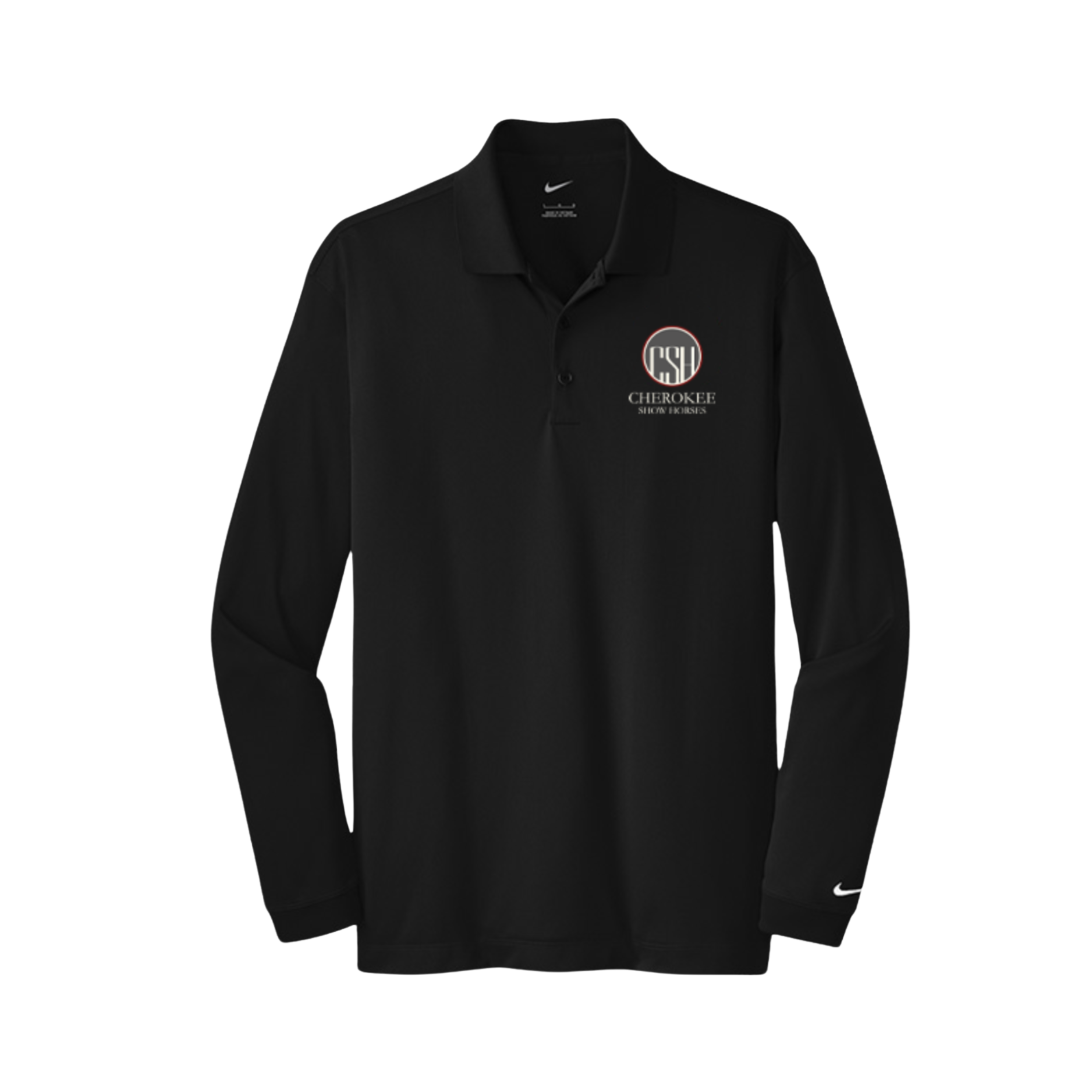 Men's Nike Long Sleeve Stretch Dri-FIT Polo