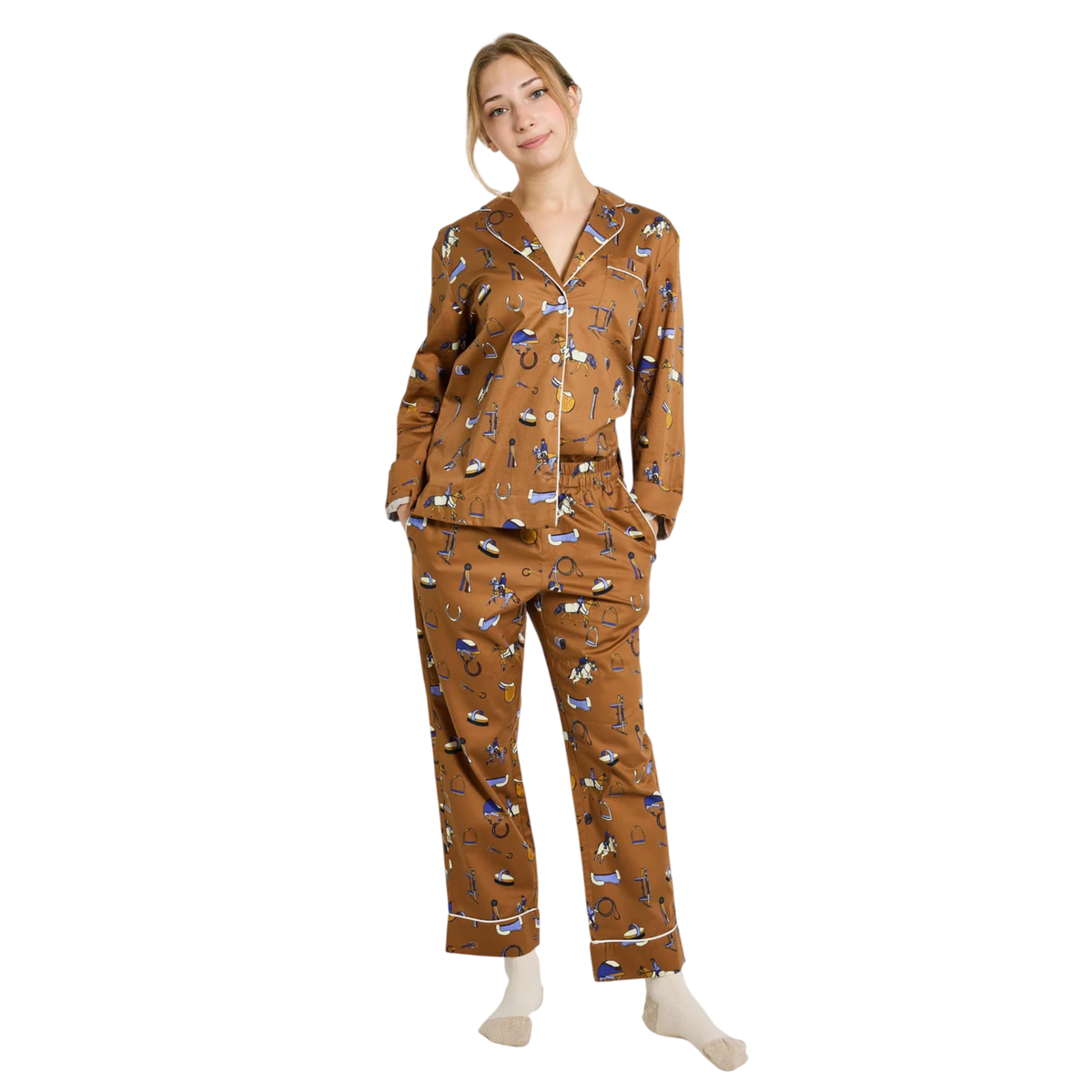 Women's CJW Show Pony Cotton Pajama Set