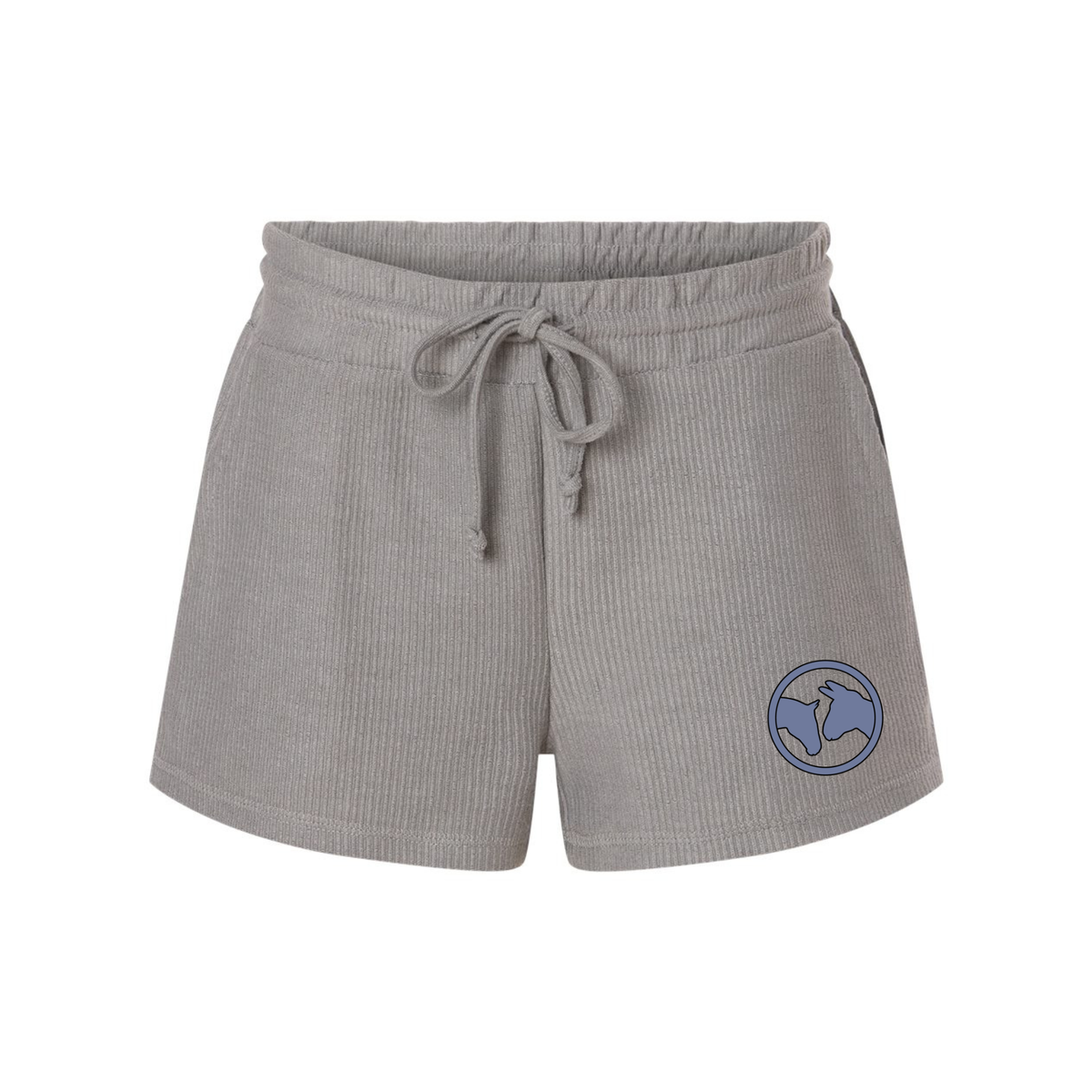Blue Wood Farm Women's Boxercraft Rib Knit Corded Shorts