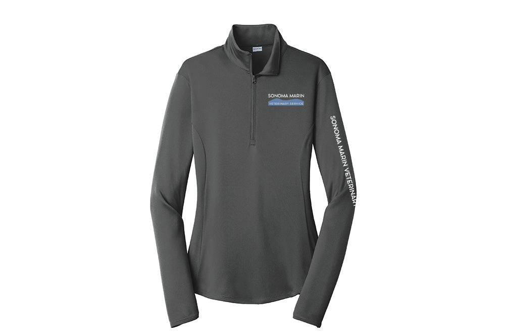 Sonoma Marin Vet Women's Sport-Tek PosiCharge 1/4 Zip Sunshirt