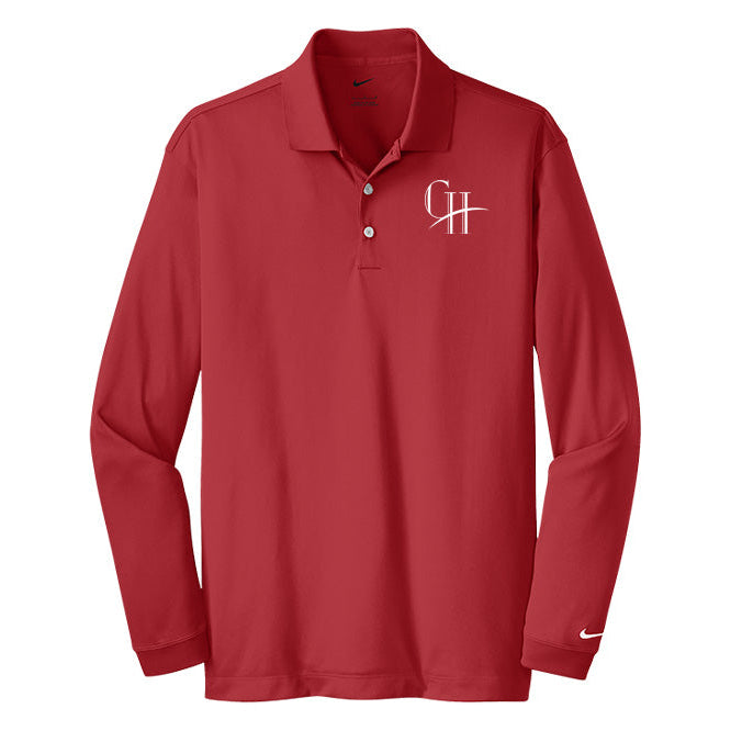 Chestnut Hill Men's Nike Long Sleeve Stretch Dri-FIT Polo