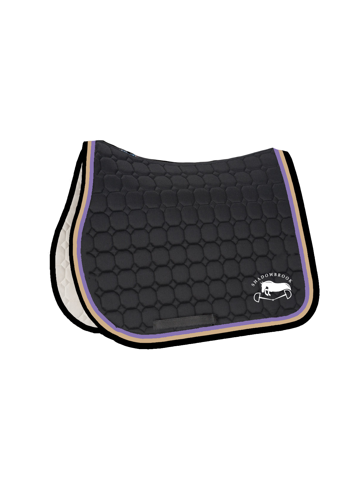 Shadowbrook Black Equiline Custom Jumping Show Pad