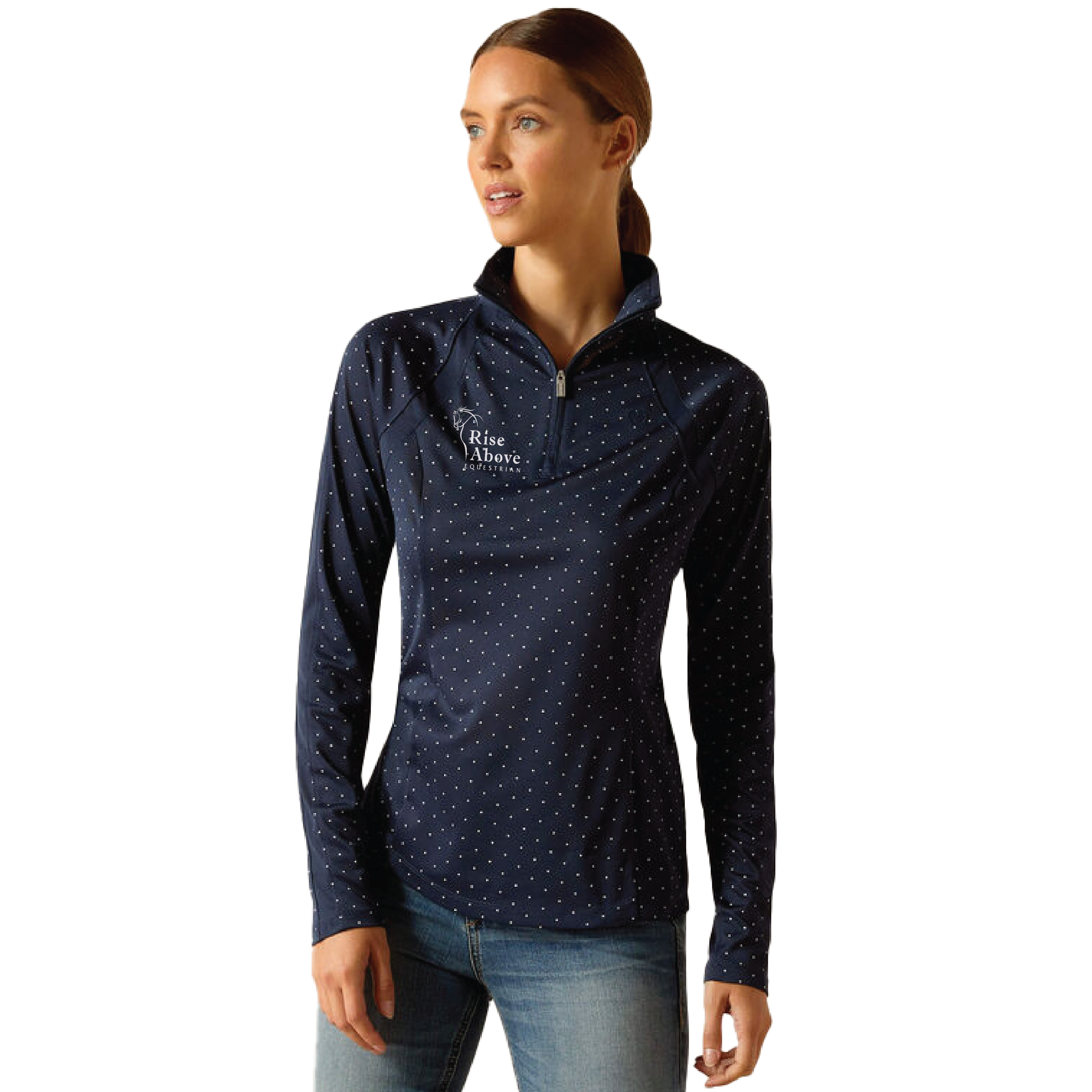 Rise Above Equestrian Women's Ariat Sunstopper 1/4 Zip Baselayer