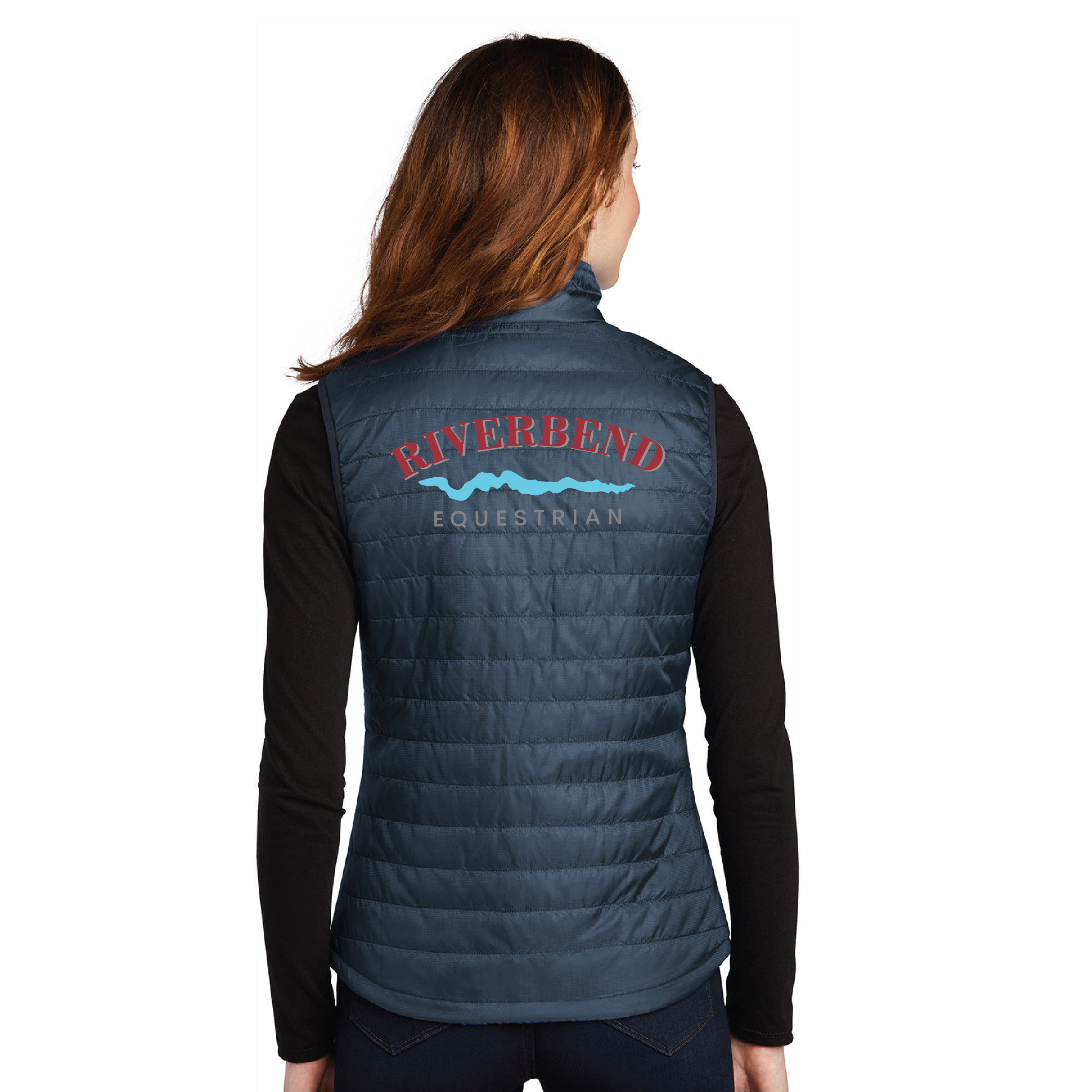 Riverbend Equestrian Women's Port Authority Packable Puffy Vest