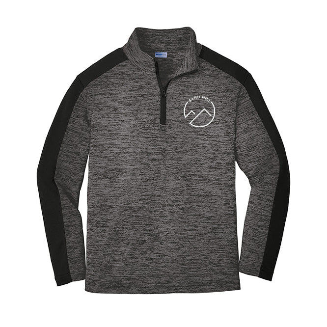 Sand Hill Stable Youth Sport-Tek PosiCharge Heather 1/4 Zip Pullover