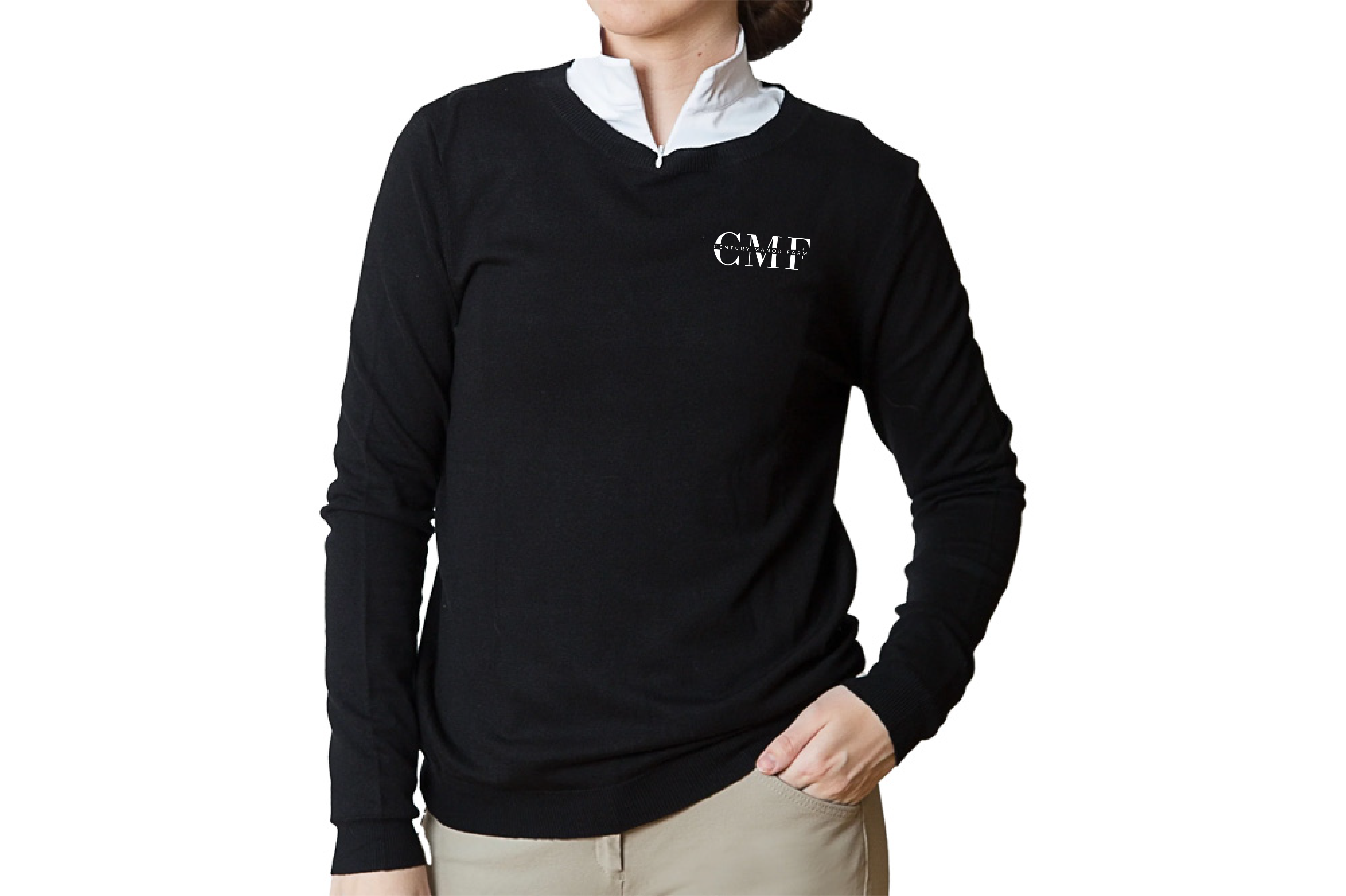 Century Manor Farm Women's TKEQ Essential Crewneck Sweater