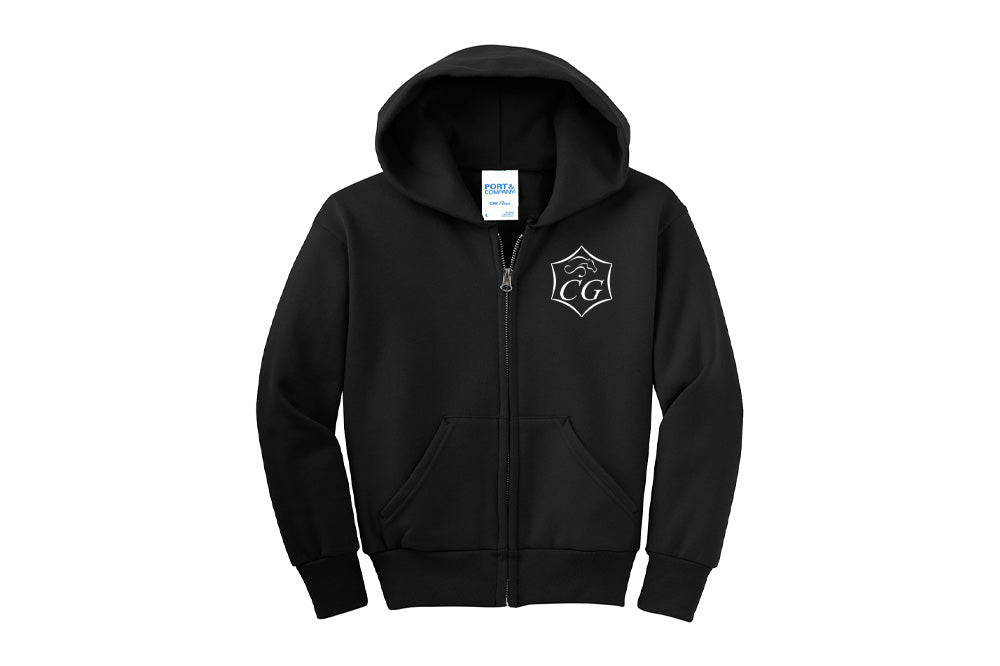 Clover Grove Youth Port & Company Core Fleece Full-Zip Hoodie