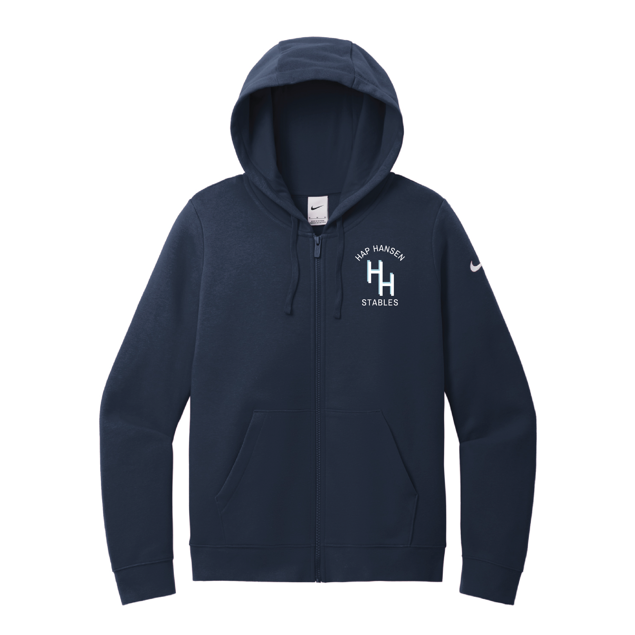 Hap Hansen Stables Women's Nike Club Fleece Full-Zip Hoodie