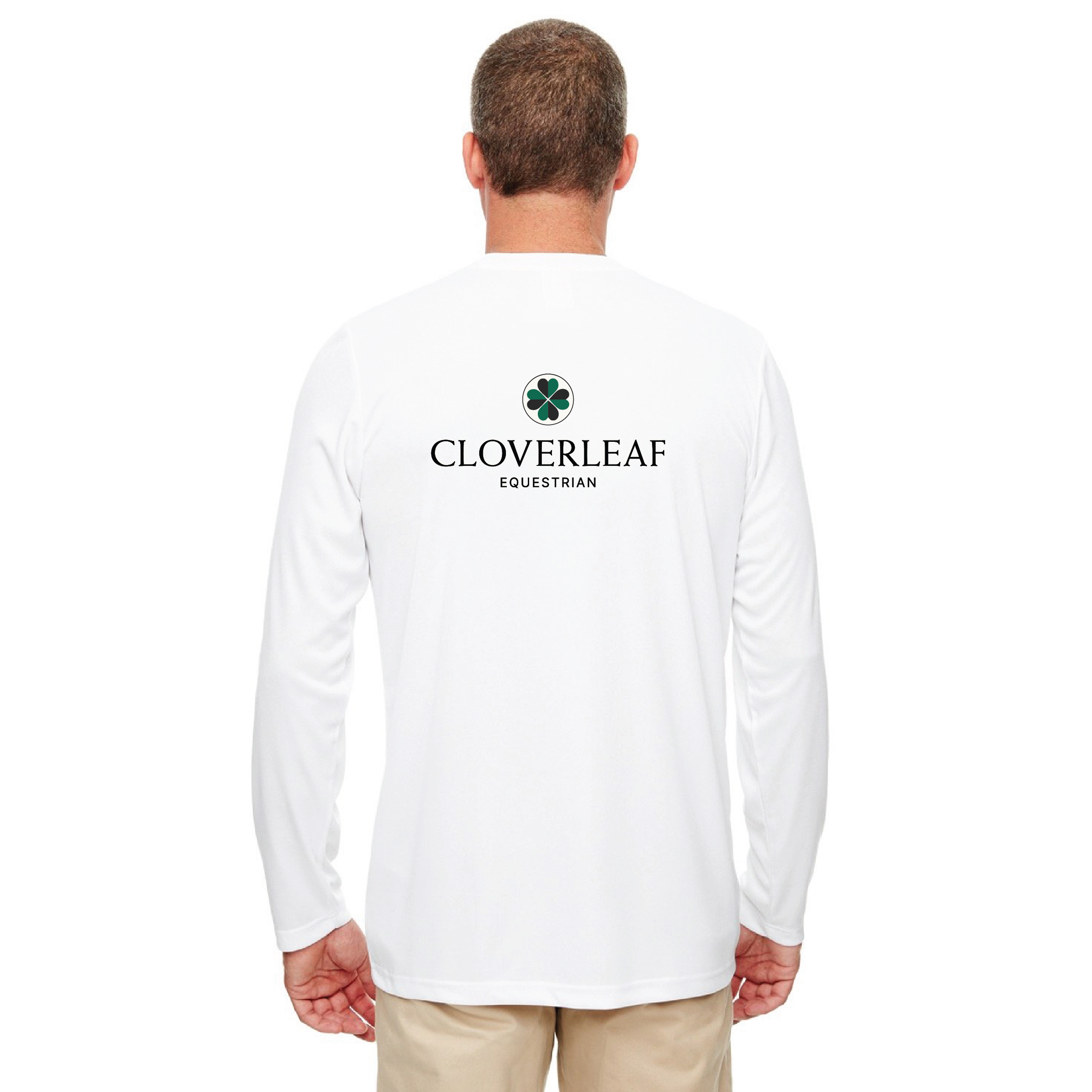 Cloverleaf Equestrian Men's Cool & Dry Sport Performance Long Sleev