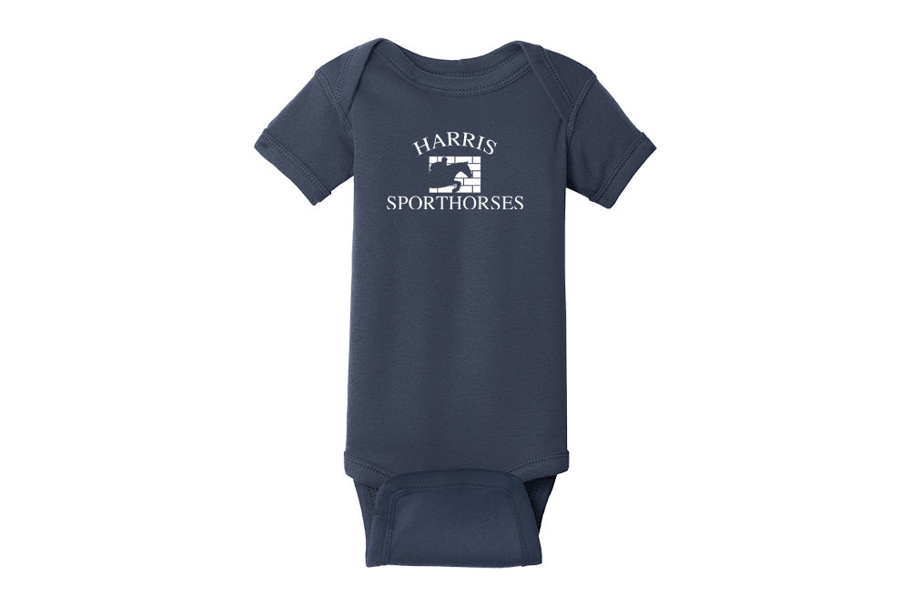 Harris Sporthorses Infant Short Sleeve Bodysuit
