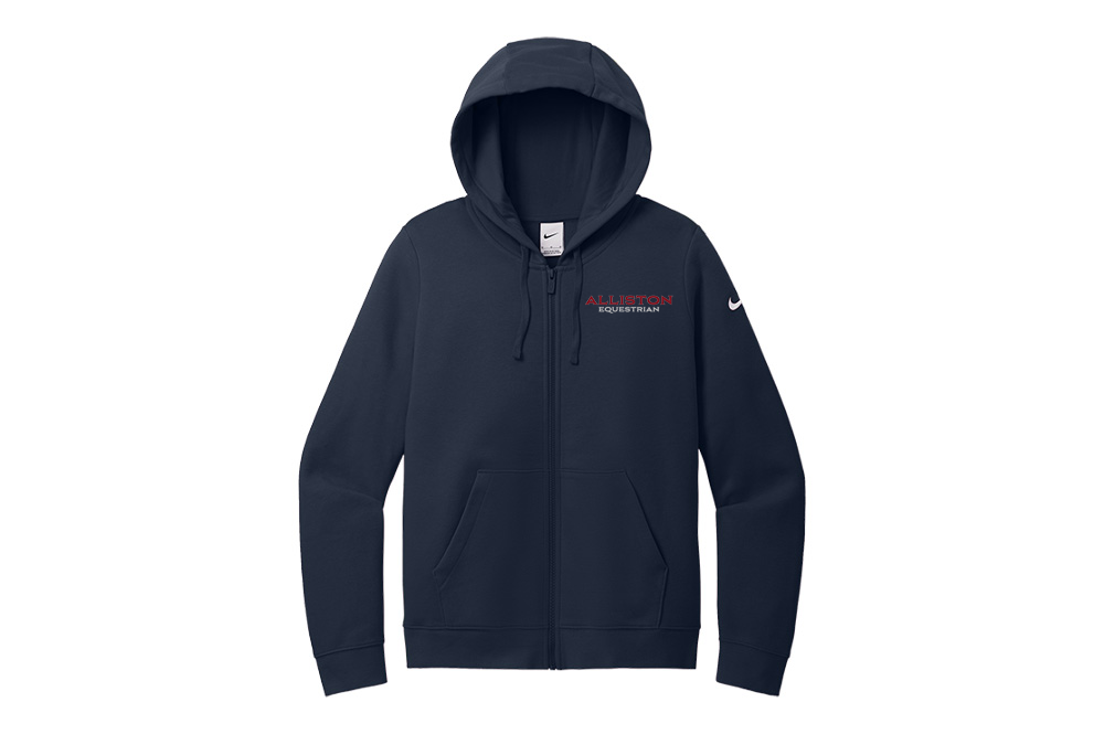 Alliston Equestrian Women's Nike Club Fleece Full-Zip Hoodie