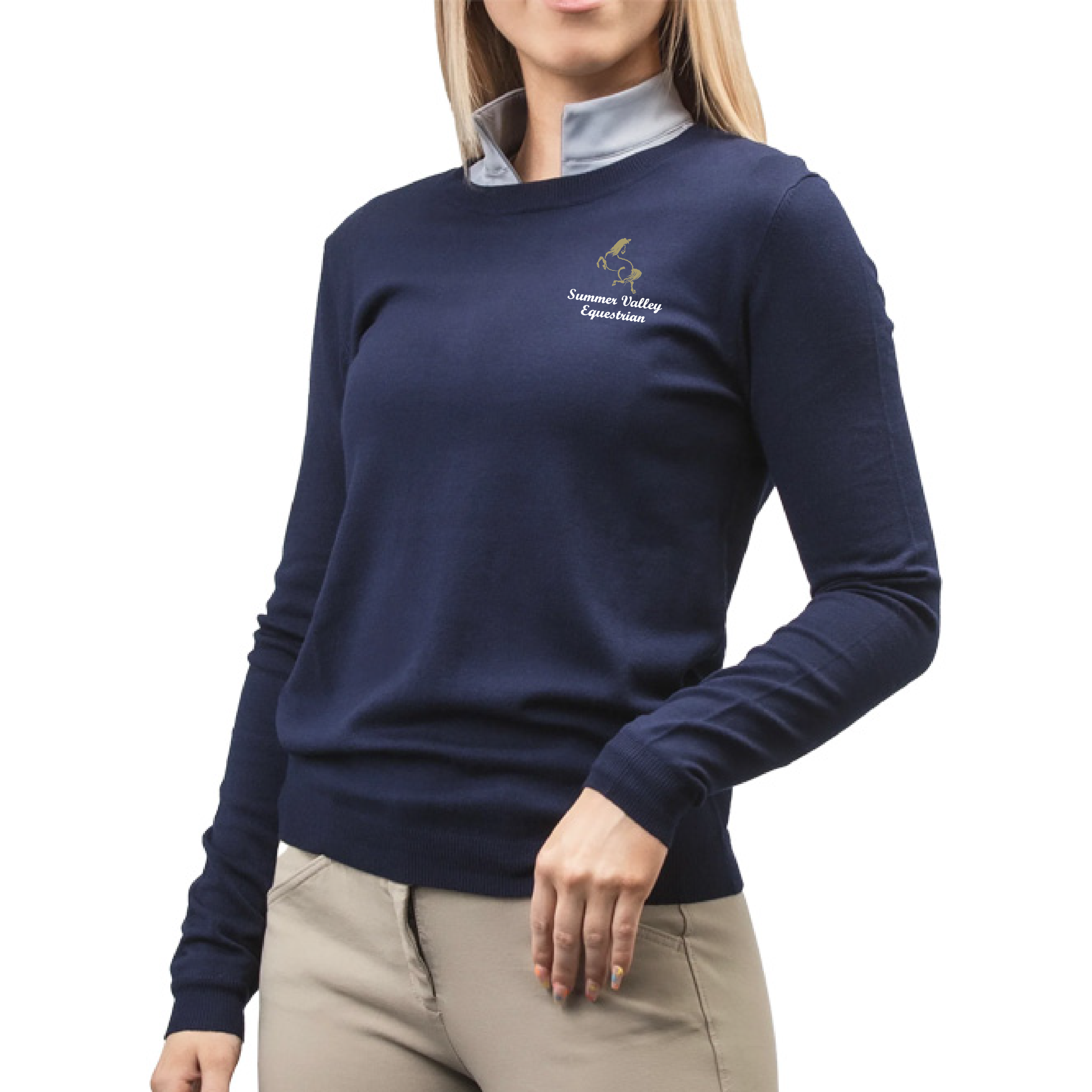 Summer Valley Women's TKEQ Essential Crewneck Sweater