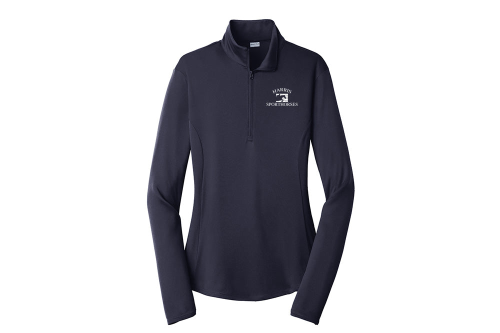 Harris Sporthorses Women's Sport-Tek PosiCharge 1/4 Zip Sunshirt