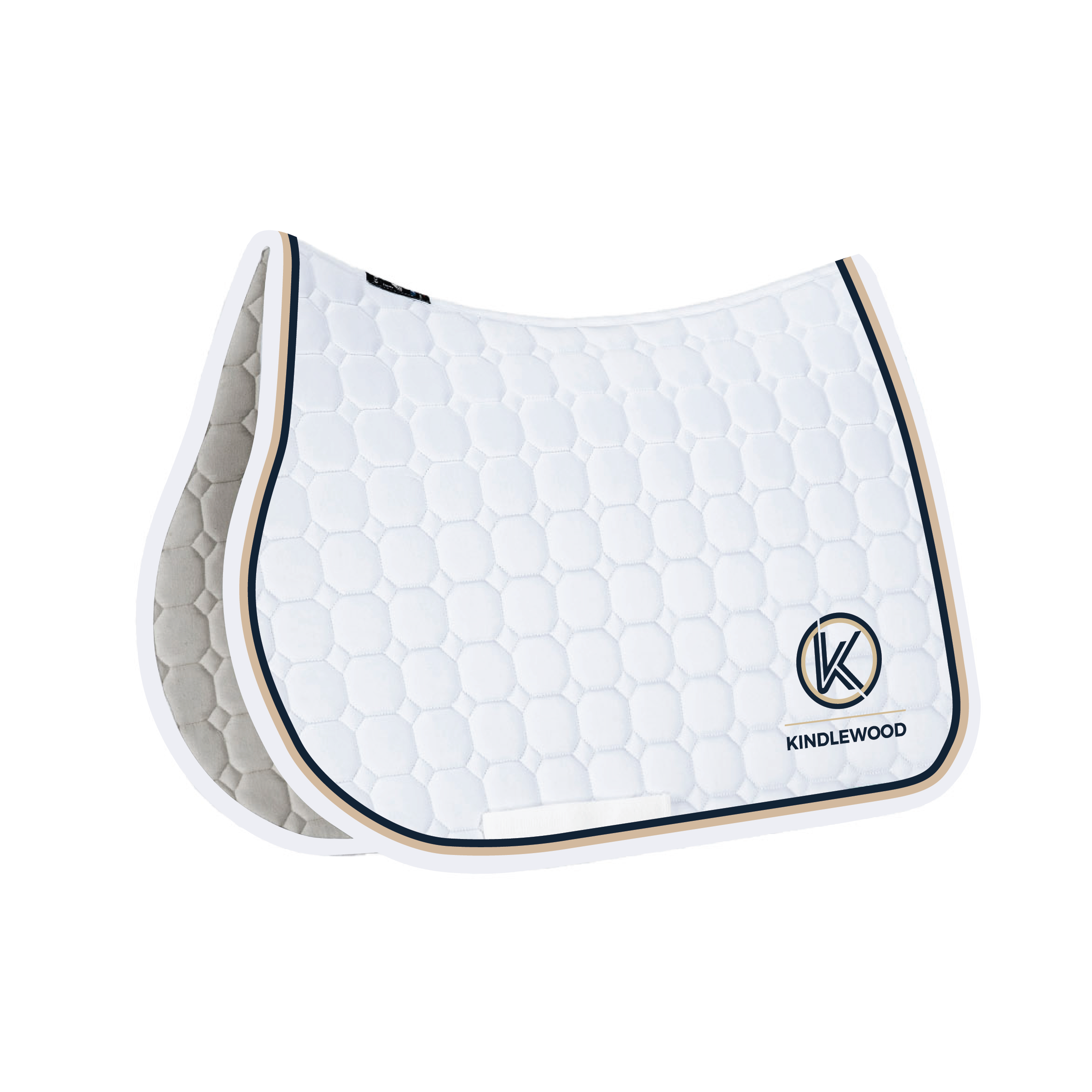 Kindlewood Equiline Custom Jumping Show Pad with White Trim