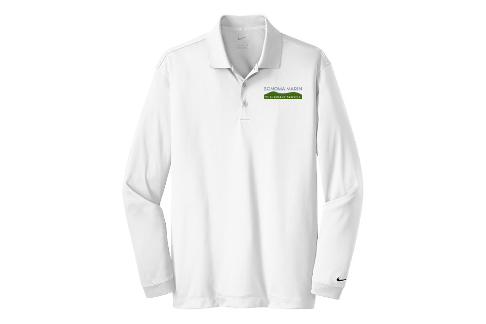 Sonoma Marin Vet Men's Nike Long Sleeve Stretch Dri-FIT Polo