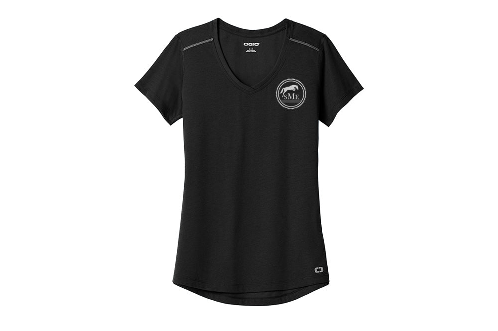 Silver Mesquite Equestrian Women's OGIO Peak V-Neck Tee