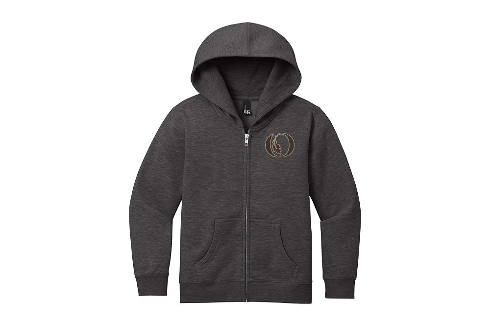 Oakwood Youth District Fleece Full-Zip Hoodie