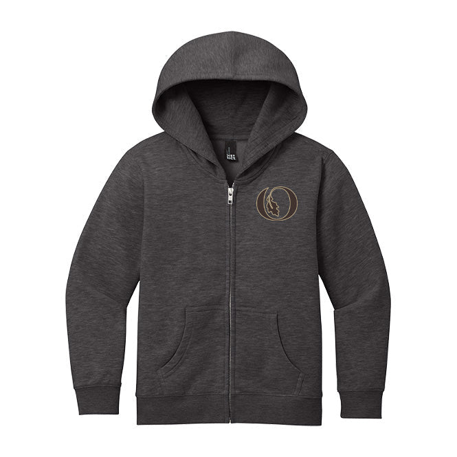 Oakwood Youth District Fleece Full-Zip Hoodie