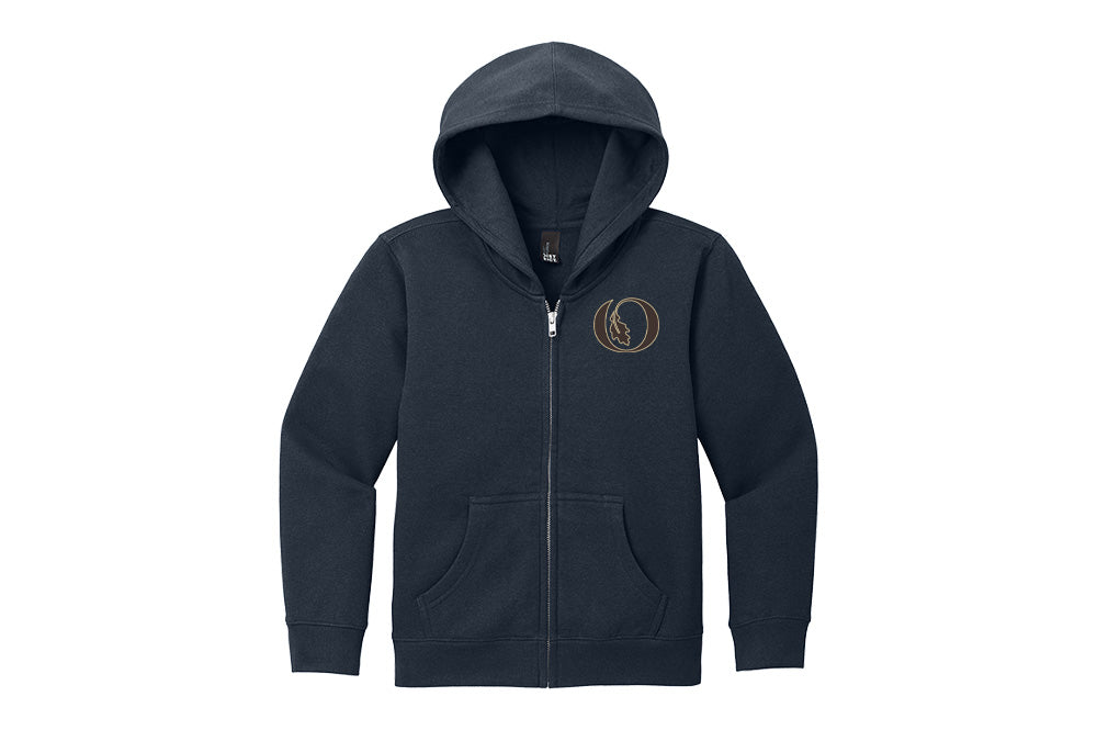 Oakwood Youth District Fleece Full-Zip Hoodie