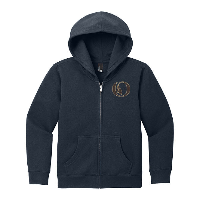 Oakwood Youth District Fleece Full-Zip Hoodie