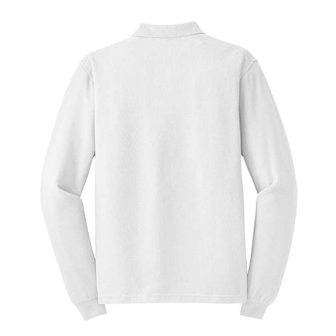 Red Barn IEA Men's Port Authority Long Sleeve Silk Touch Polo