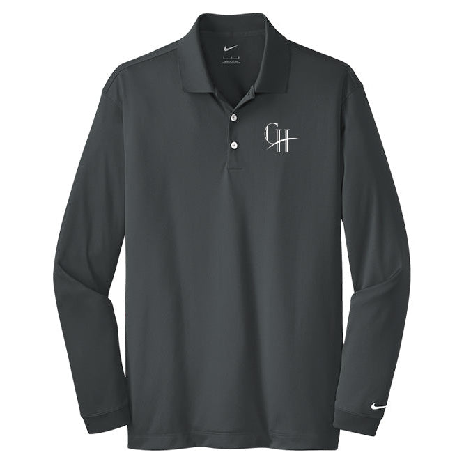 Chestnut Hill Men's Nike Long Sleeve Stretch Dri-FIT Polo