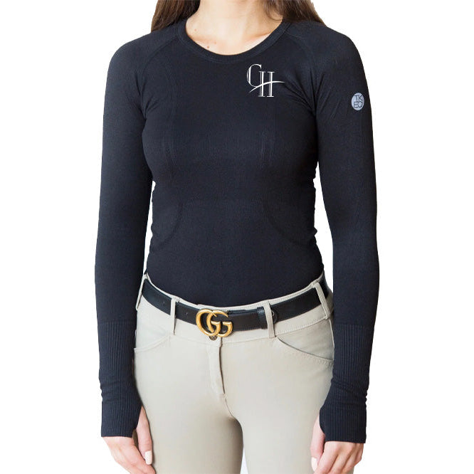 Chestnut Hill Women's TKEQ 'Kennedy' Seamless Long Sleeve