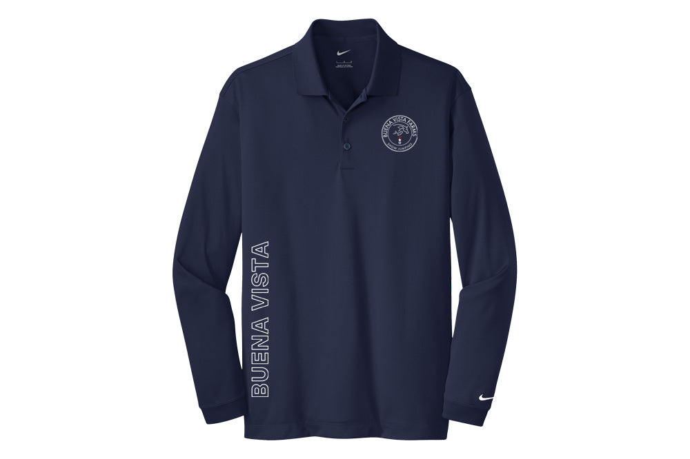 Buena Vista Men's Nike Long Sleeve Stretch Dri-FIT Polo