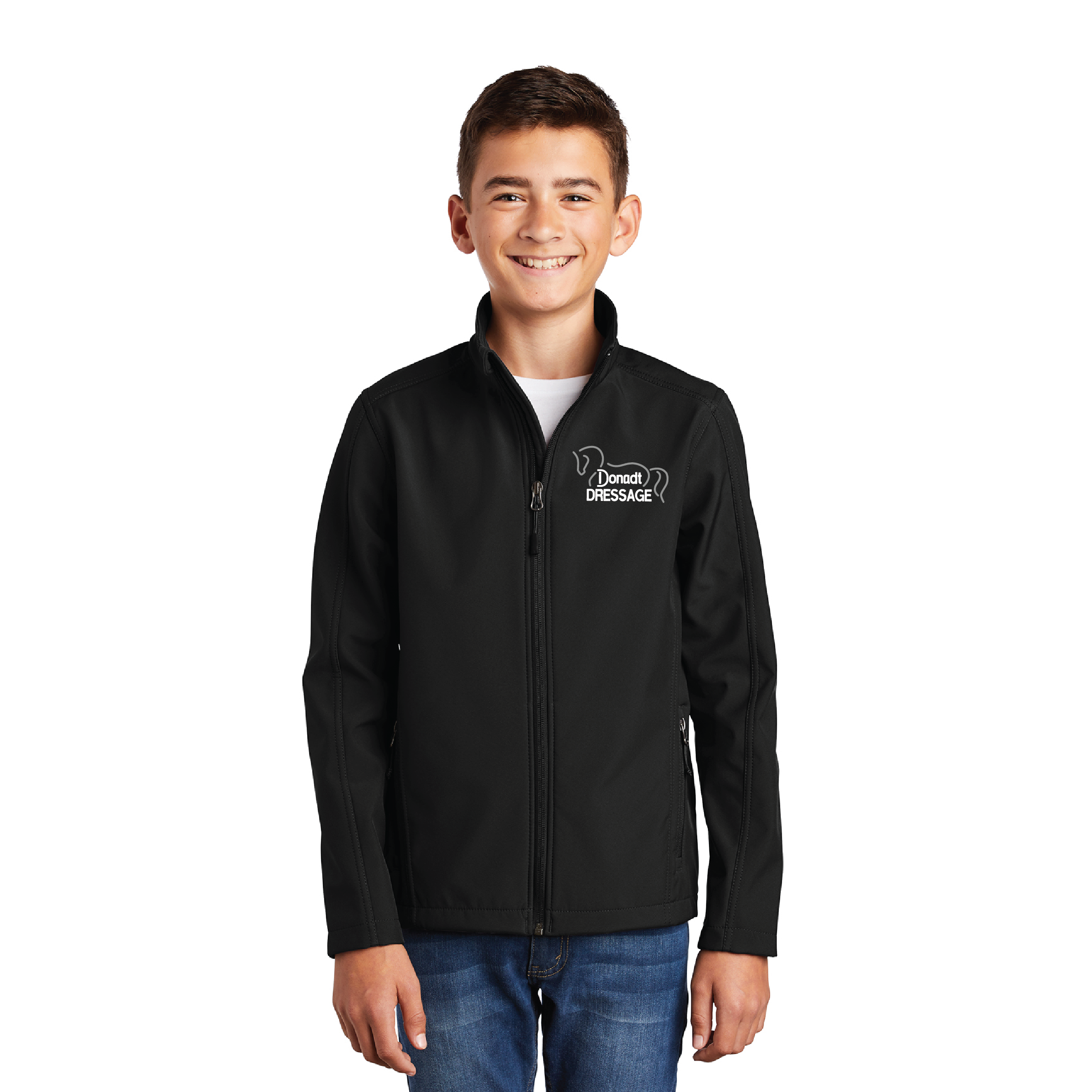 Donadt Dressage Youth Port Authority Core Soft Shell Jacket