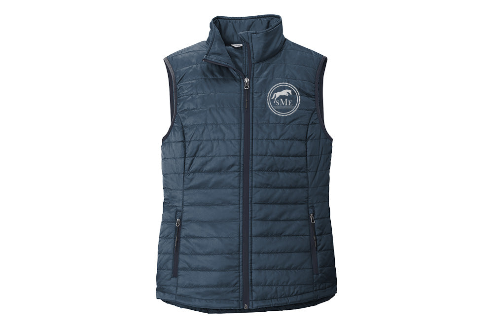 Silver Mesquite Equestrian Women's Port Authority Packable Puffy Vest