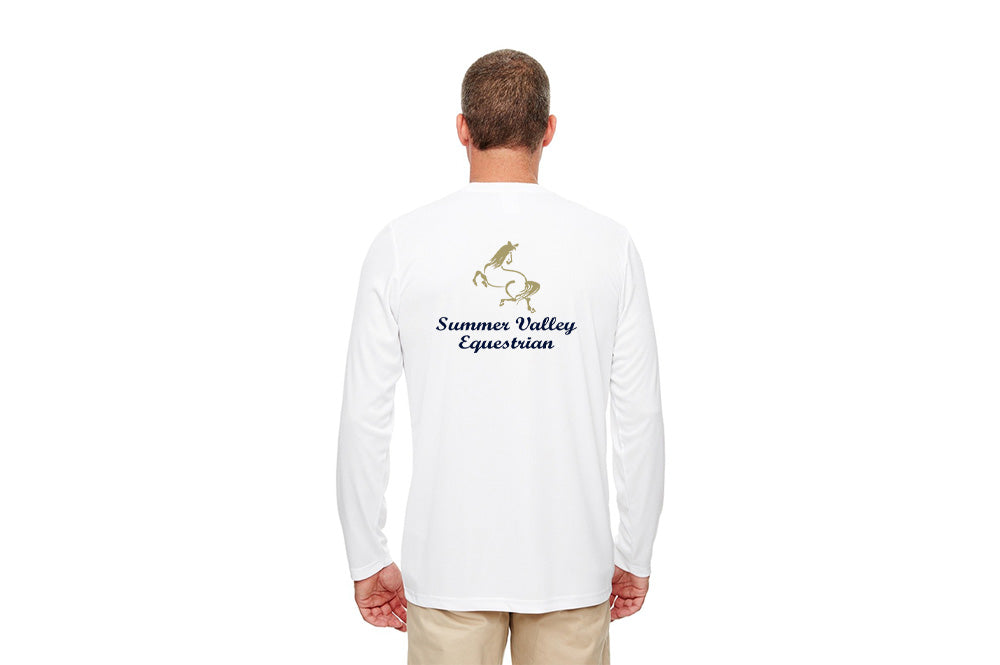 Summer Valley Equestrian Men's Cool & Dry Sport Performance Long Sleeve Tee