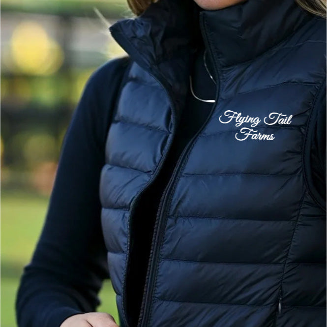 Flying Tail Farms Women's TKEQ 'EZ' Packable Down Vest