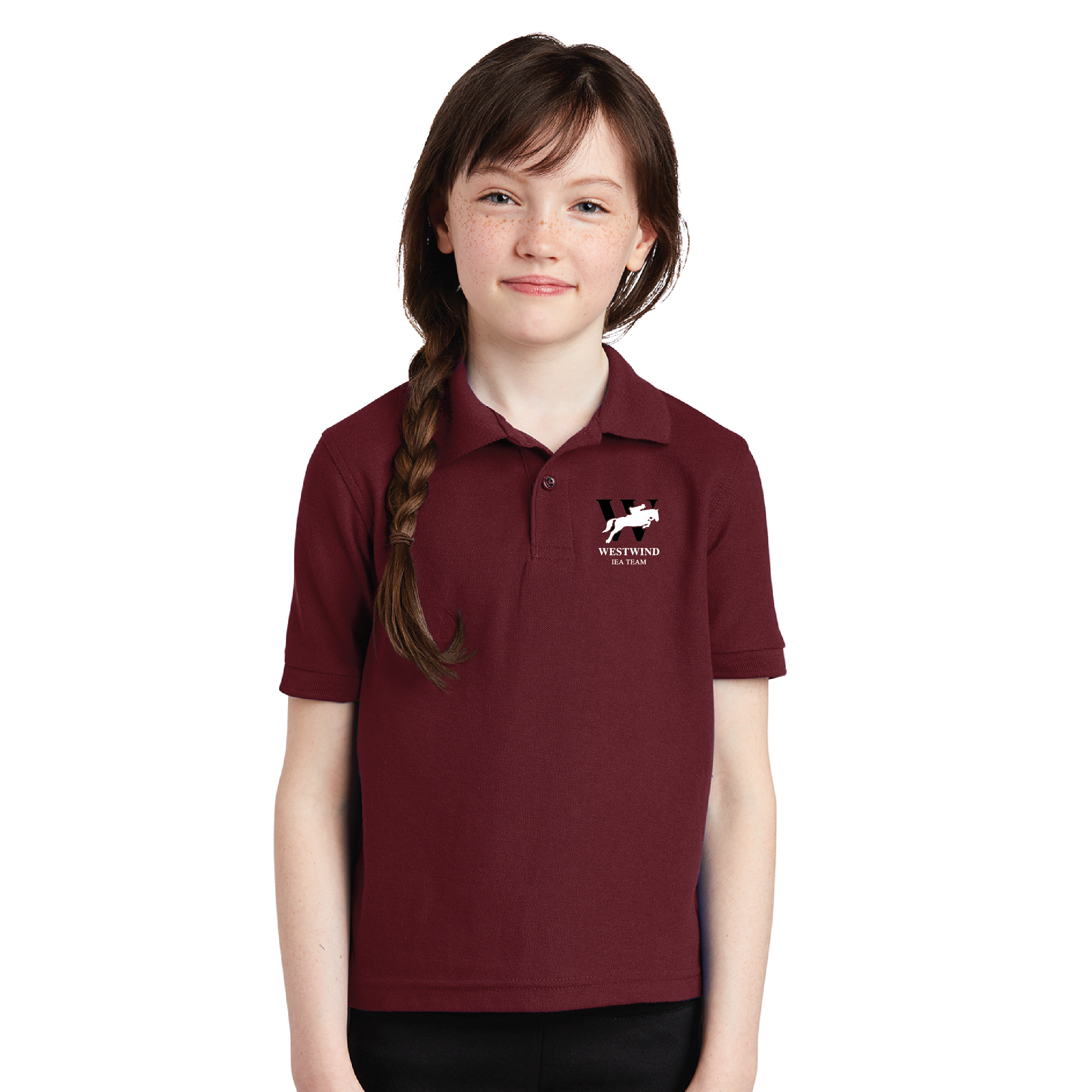 Westwind IEA Youth Port Authority Short Sleeve Silk Touch Polo