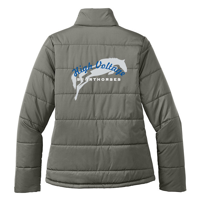 High Voltage Sporthorses Women's Port Authority Puffer Jacket