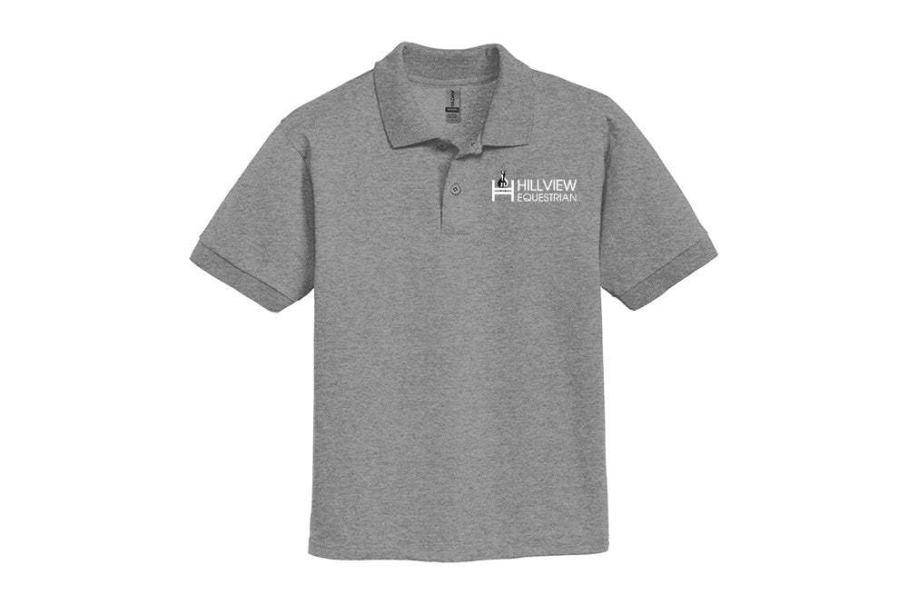 Hillview Youth Jersey Knit Sport Polo